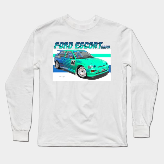 GrA Ford Escort V Long Sleeve T-Shirt by PjesusArt